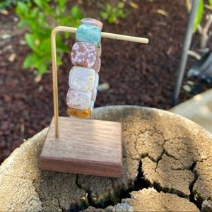 Multi-Colored Stretchy Stone Bracelet